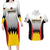 Custom Germany Football Couples Matching Long Sleeve Bodycon Dress and Hawaiian Shirt 2024 Nationalelf - White Version - Wonder Print Shop