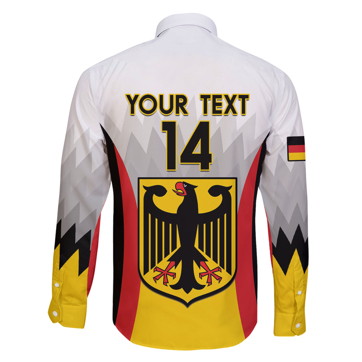 Custom Germany Football Family Matching Long Sleeve Bodycon Dress and Hawaiian Shirt 2024 Nationalelf - White Version - Wonder Print Shop