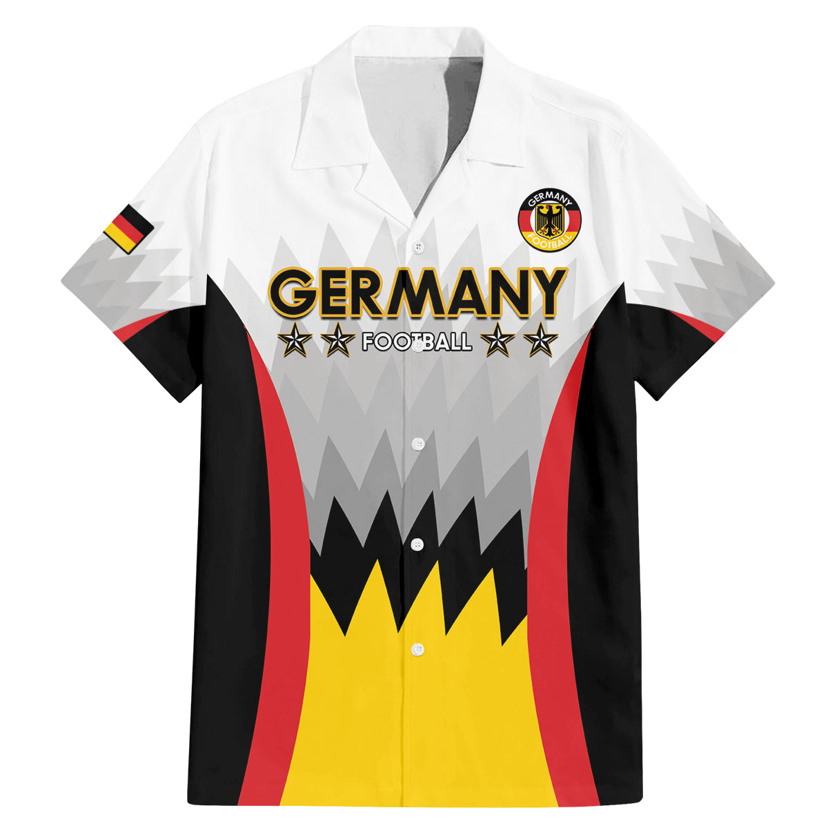 Custom Germany Football Family Matching Mermaid Dress and Hawaiian Shirt 2024 Nationalelf - White Version - Wonder Print Shop