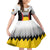 Custom Germany Football Family Matching Off The Shoulder Long Sleeve Dress and Hawaiian Shirt 2024 Nationalelf - White Version - Wonder Print Shop