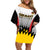Custom Germany Football Family Matching Off Shoulder Short Dress and Hawaiian Shirt 2024 Nationalelf - White Version - Wonder Print Shop