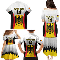 Custom Germany Football Family Matching Puletasi and Hawaiian Shirt 2024 Nationalelf - White Version - Wonder Print Shop