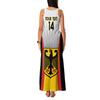 Custom Germany Football Family Matching Tank Maxi Dress and Hawaiian Shirt 2024 Nationalelf - White Version - Wonder Print Shop