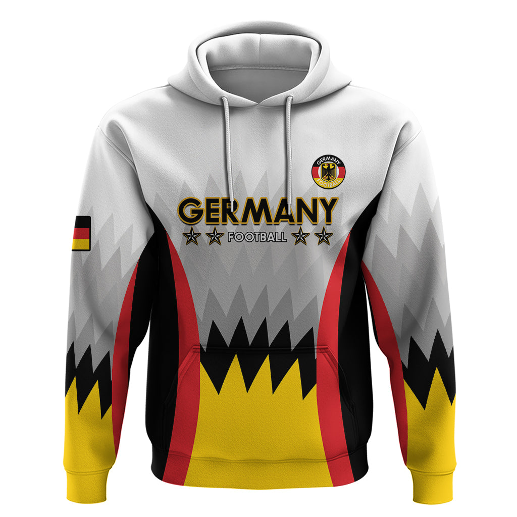 Custom Germany Football Hoodie 2024 Nationalelf - White Version - Wonder Print Shop
