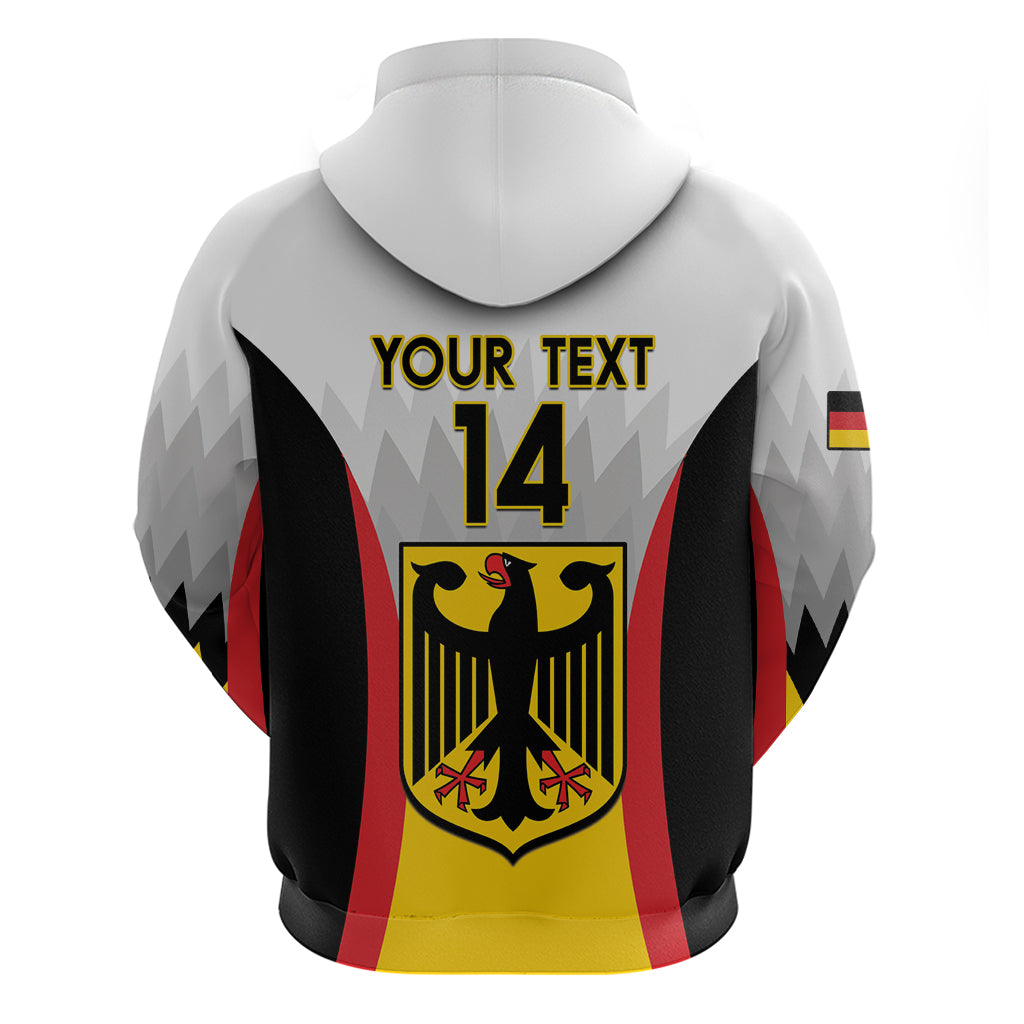 Custom Germany Football Hoodie 2024 Nationalelf - White Version - Wonder Print Shop