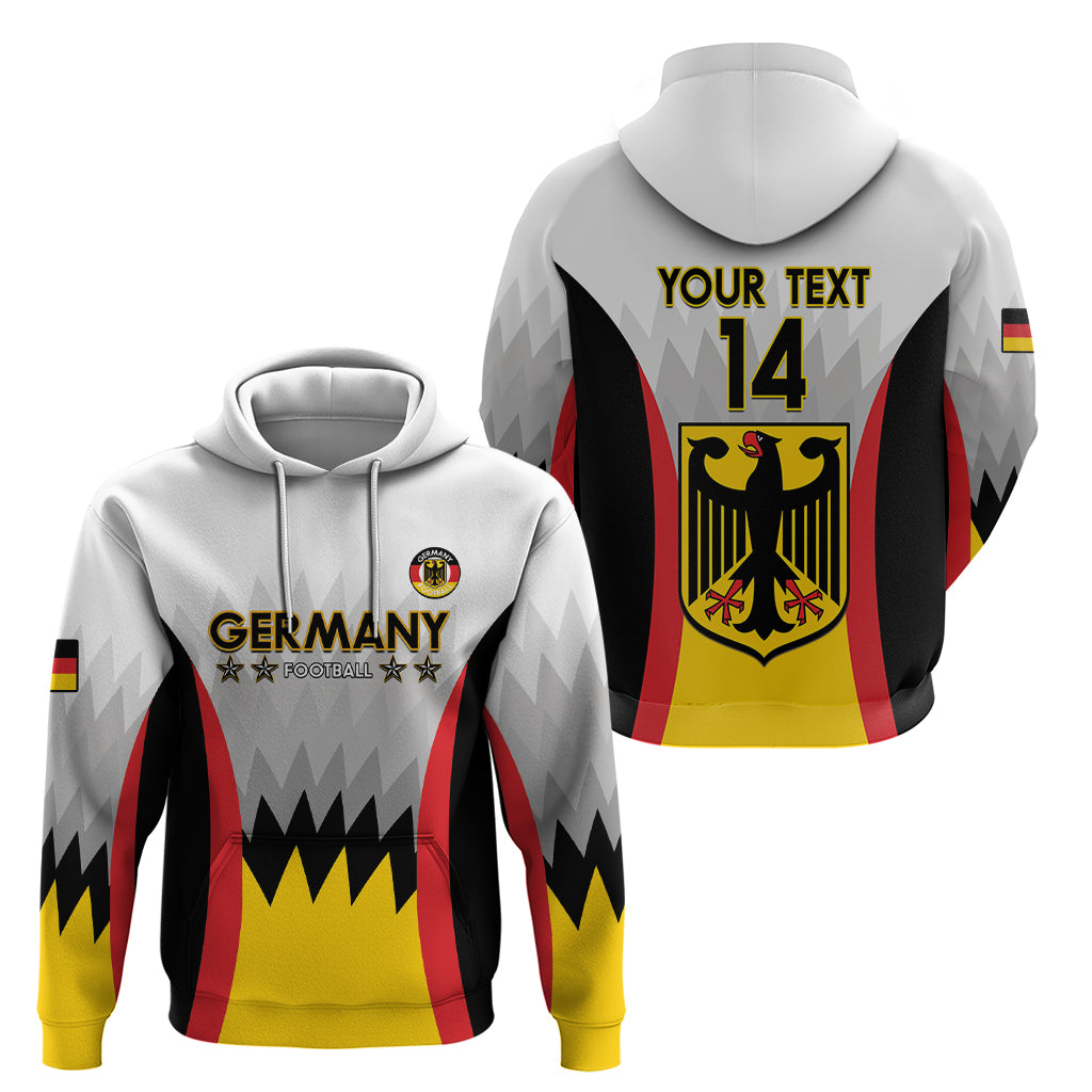 Custom Germany Football Hoodie 2024 Nationalelf - White Version - Wonder Print Shop