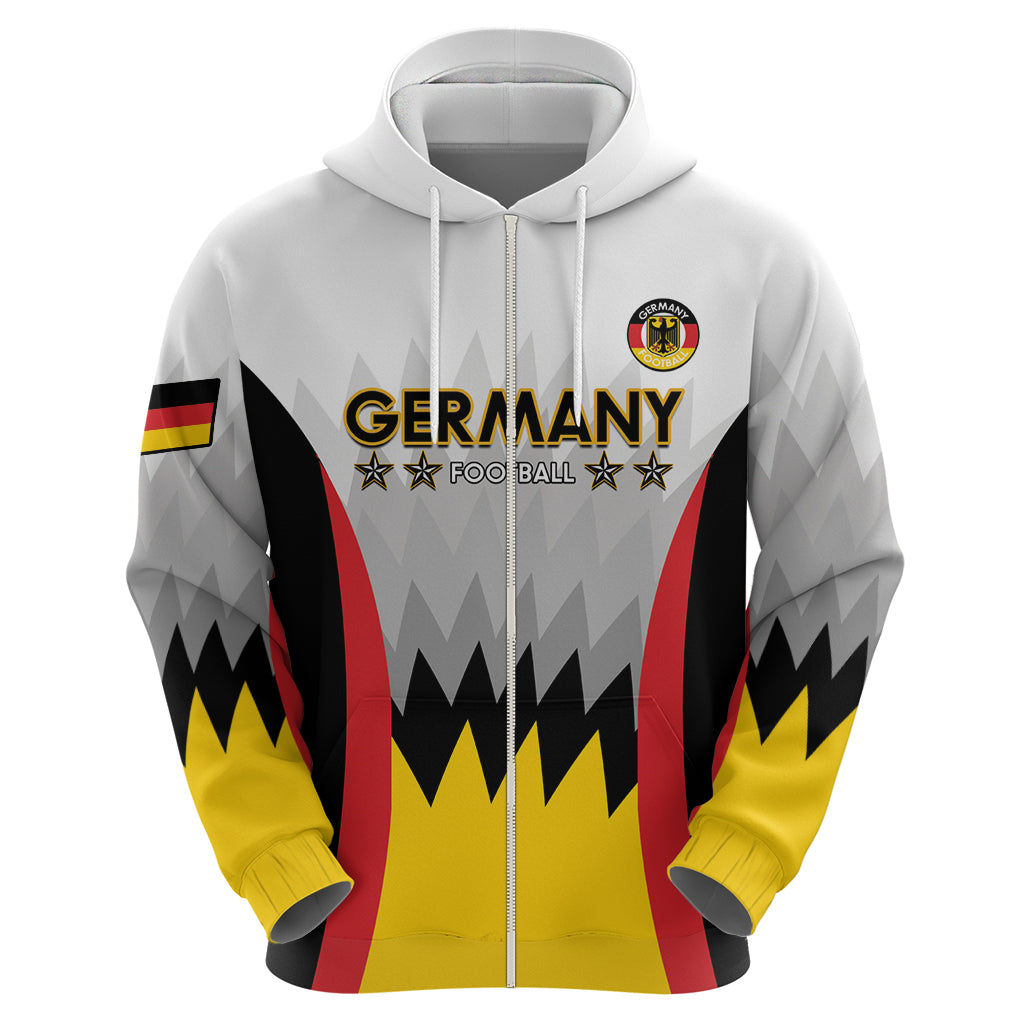 Custom Germany Football Hoodie 2024 Nationalelf - White Version - Wonder Print Shop