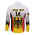 Custom Germany Football Long Sleeve Button Shirt 2024 Nationalelf - White Version - Wonder Print Shop