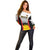 Custom Germany Football Off Shoulder Sweater 2024 Nationalelf - White Version