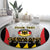 Custom Germany Football Round Carpet 2024 Nationalelf - White Version