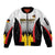 Custom Germany Football Sleeve Zip Bomber Jacket 2024 Nationalelf - White Version - Wonder Print Shop