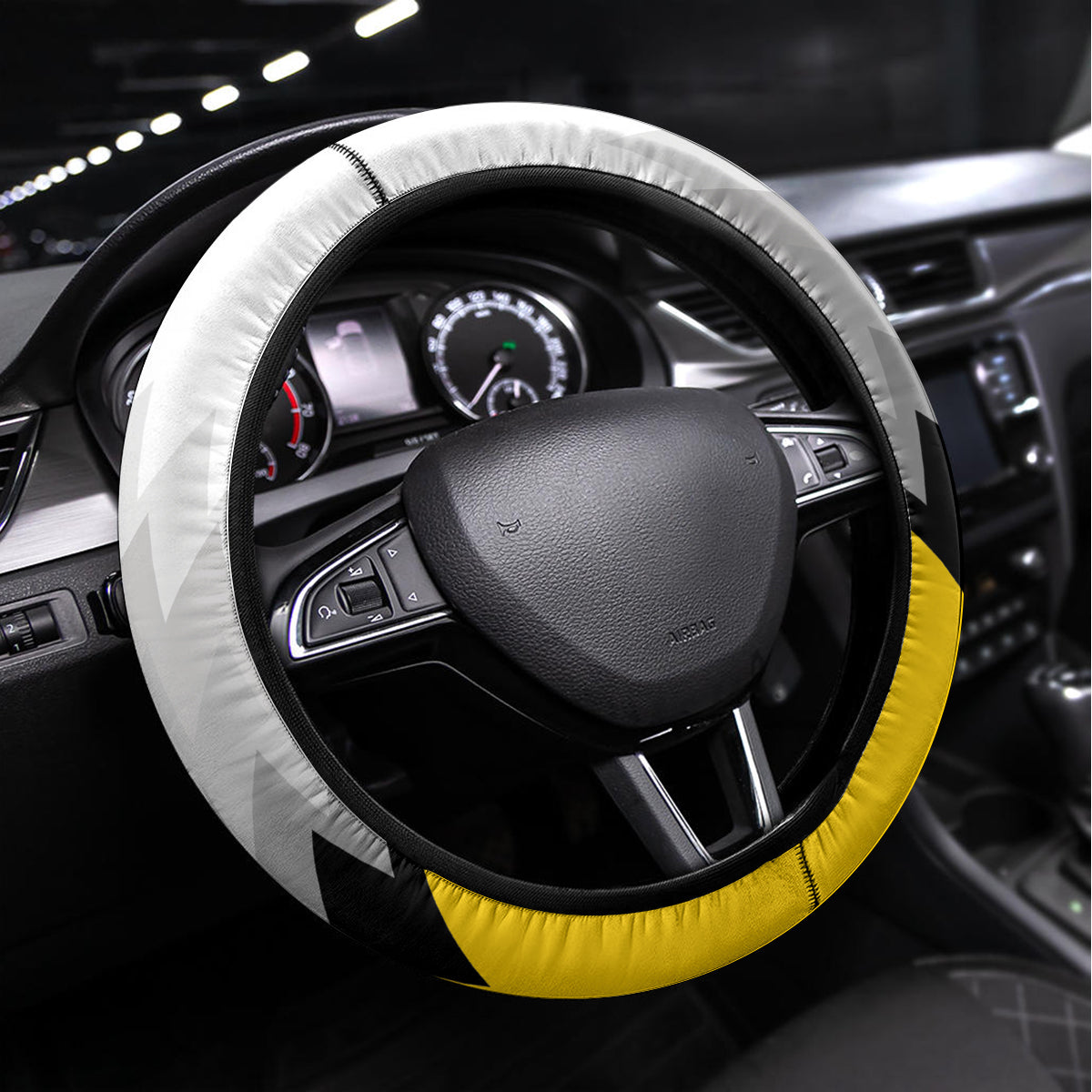 Germany Football Steering Wheel Cover 2024 Nationalelf - White Version - Wonder Print Shop