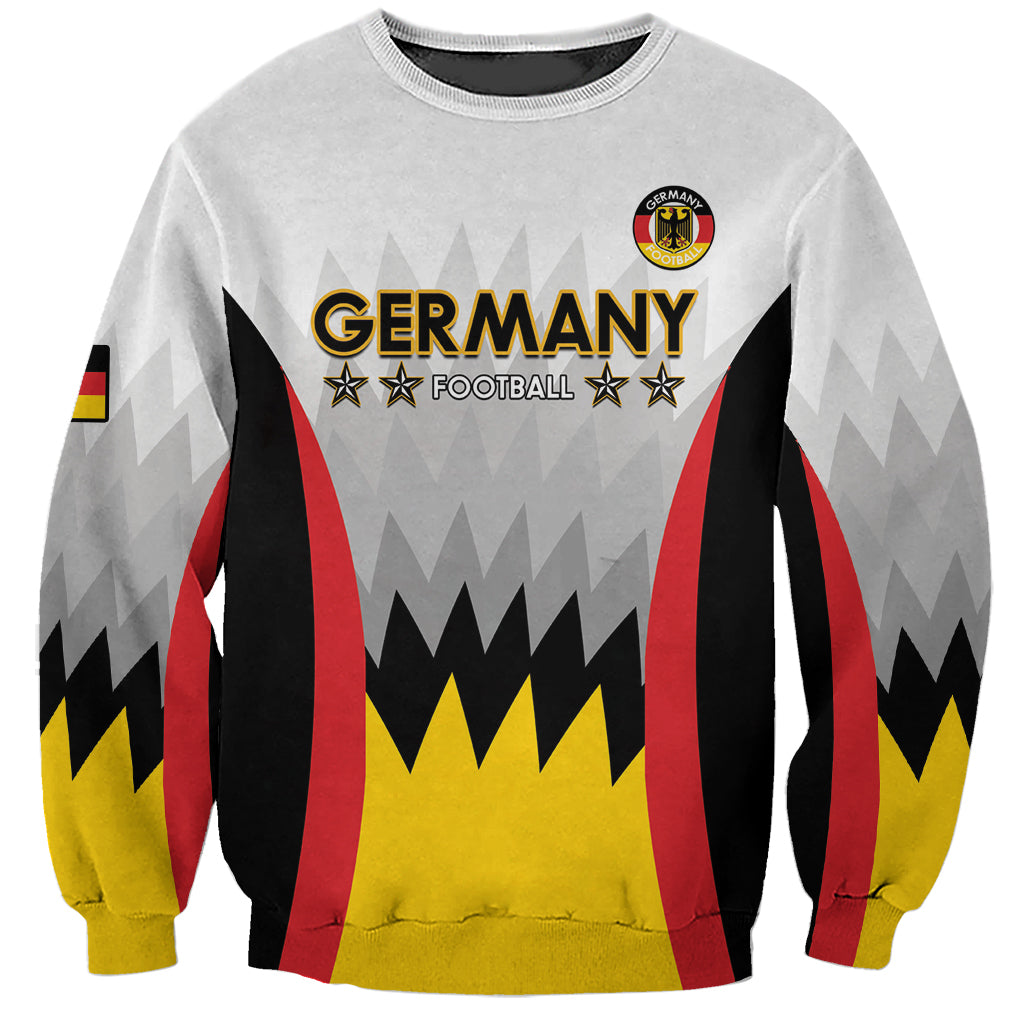 Custom Germany Football Sweatshirt 2024 Nationalelf - White Version - Wonder Print Shop