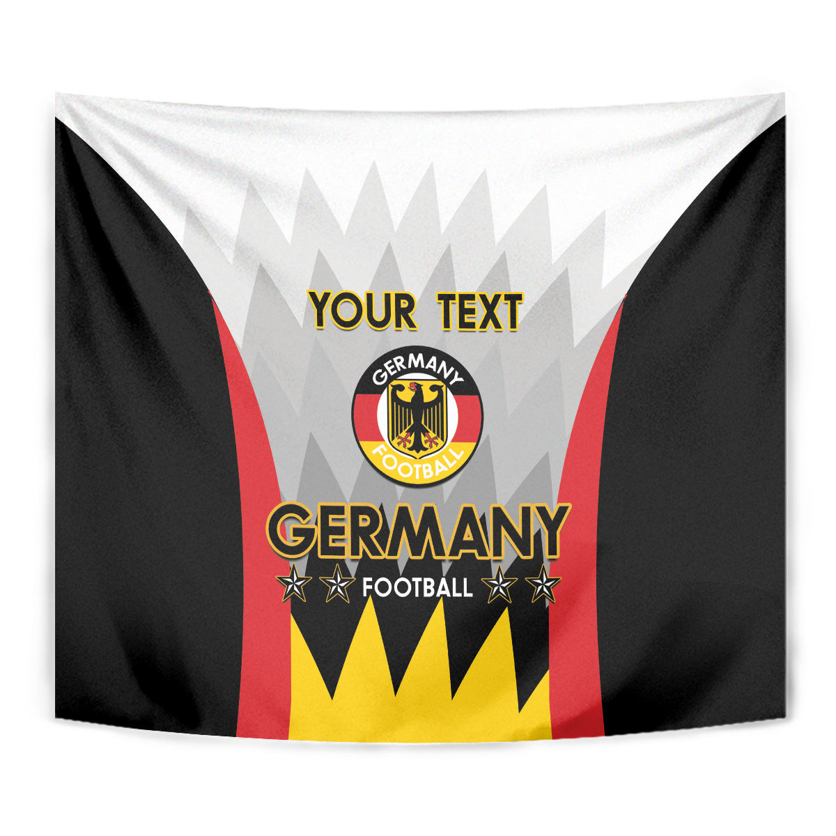 Custom Germany Football Tapestry 2024 Nationalelf - White Version - Wonder Print Shop