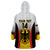 Custom Germany Football Wearable Blanket Hoodie 2024 Nationalelf - White Version - Wonder Print Shop