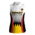 Custom Germany Football Women Sleeveless Polo Shirt 2024 Nationalelf - White Version - Wonder Print Shop