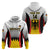 Custom Germany Football Zip Hoodie 2024 Nationalelf - White Version