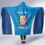 Custom Italy Football Hooded Blanket 2024 Gli Azzurri Marble Pattern