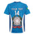 Custom Italy Football Rugby Jersey 2024 Gli Azzurri Marble Pattern - Wonder Print Shop