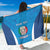 Custom Italy Football Sarong 2024 Gli Azzurri Marble Pattern - Wonder Print Shop