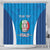 Custom Italy Football Shower Curtain 2024 Gli Azzurri Marble Pattern