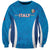 Custom Italy Football Sweatshirt 2024 Gli Azzurri Marble Pattern - Wonder Print Shop