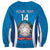 Custom Italy Football Sweatshirt 2024 Gli Azzurri Marble Pattern - Wonder Print Shop