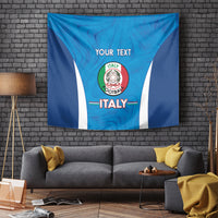Custom Italy Football Tapestry 2024 Gli Azzurri Marble Pattern - Wonder Print Shop