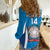 Custom Italy Football Women Casual Shirt 2024 Gli Azzurri Marble Pattern - Wonder Print Shop