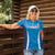 Custom Italy Football Women Polo Shirt 2024 Gli Azzurri Marble Pattern - Wonder Print Shop