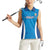 Custom Italy Football Women Sleeveless Polo Shirt 2024 Gli Azzurri Marble Pattern - Wonder Print Shop