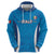 Custom Italy Football Zip Hoodie 2024 Gli Azzurri Marble Pattern - Wonder Print Shop