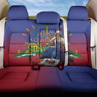 Catherine Flon Haiti Flag Day Back Car Seat Cover Ayiti Cherie Coat Of Arms