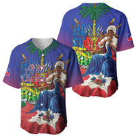 Catherine Flon Haiti Flag Day Baseball Jersey Ayiti Cherie Coat Of Arms