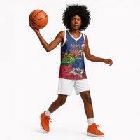 Catherine Flon Haiti Flag Day Basketball Jersey Ayiti Cherie Coat Of Arms