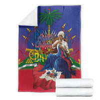 Catherine Flon Haiti Flag Day Blanket Ayiti Cherie Coat Of Arms