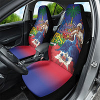 Catherine Flon Haiti Flag Day Car Seat Cover Ayiti Cherie Coat Of Arms