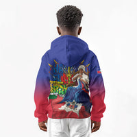 Catherine Flon Haiti Flag Day Kid Hoodie Ayiti Cherie Coat Of Arms
