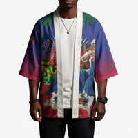 Catherine Flon Haiti Flag Day Kimono Ayiti Cherie Coat Of Arms
