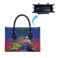 Catherine Flon Haiti Flag Day Leather Bag Ayiti Cherie Coat Of Arms