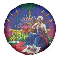 Catherine Flon Haiti Flag Day Spare Tire Cover Ayiti Cherie Coat Of Arms