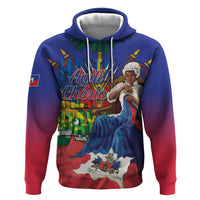 Catherine Flon Haiti Flag Day Zip Hoodie Ayiti Cherie Coat Of Arms
