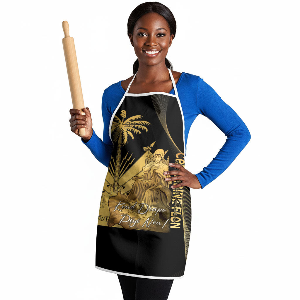 Catherine Flon Haiti Flag Day Apron National Heroine Koud Drapo Peyi Nou
