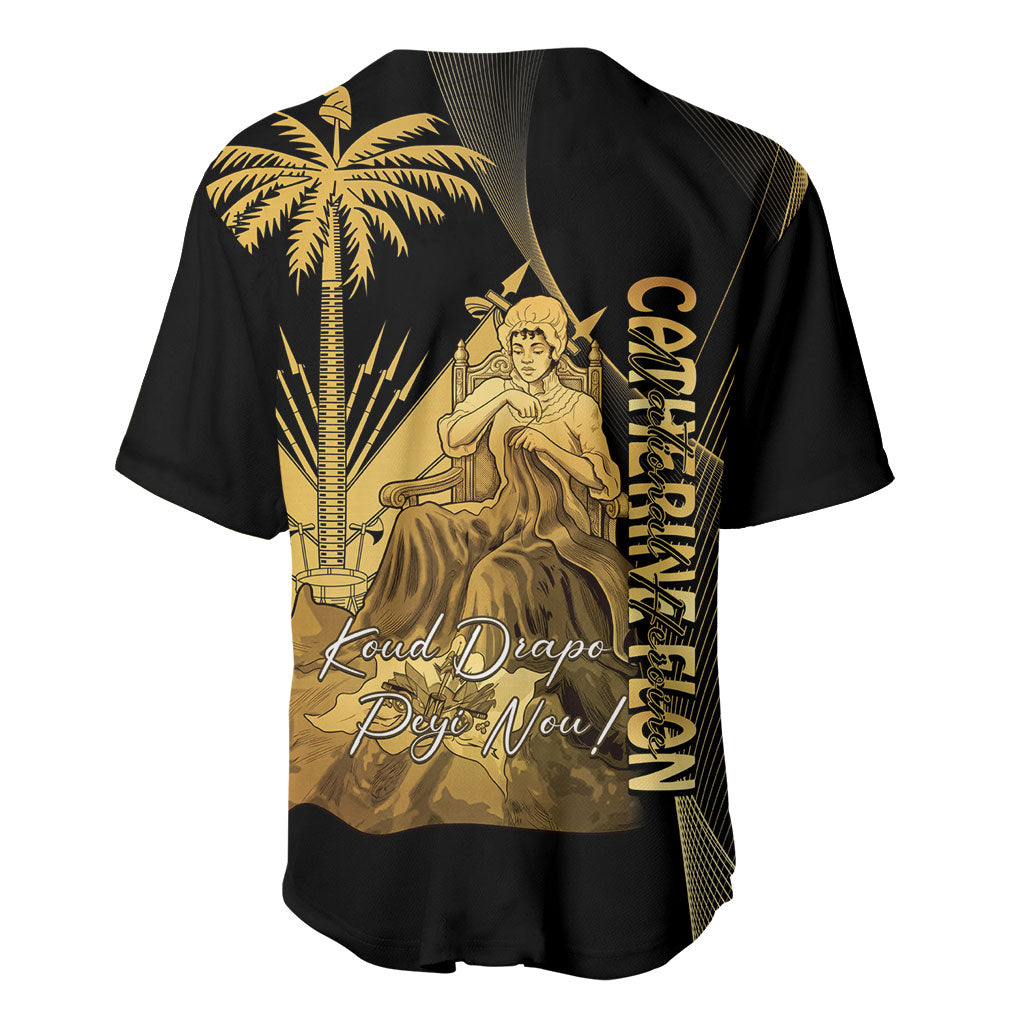 Catherine Flon Haiti Flag Day Baseball Jersey National Heroine Koud Drapo Peyi Nou