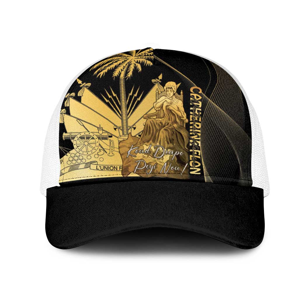 Catherine Flon Haiti Flag Day Baseball Net Cap National Heroine Koud Drapo Peyi Nou