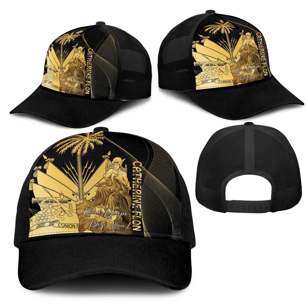Catherine Flon Haiti Flag Day Baseball Net Cap National Heroine Koud Drapo Peyi Nou