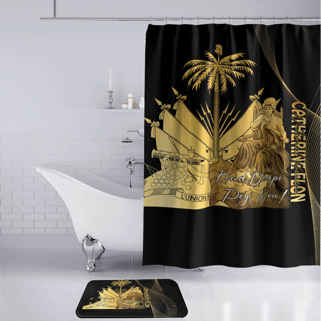 Catherine Flon Haiti Flag Day Bathroom Set National Heroine Koud Drapo Peyi Nou