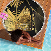 Catherine Flon Haiti Flag Day Beach Blanket National Heroine Koud Drapo Peyi Nou