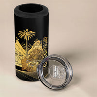 Catherine Flon Haiti Flag Day 4 in 1 Can Cooler Tumbler National Heroine Koud Drapo Peyi Nou