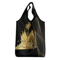 Catherine Flon Haiti Flag Day Grocery Bag National Heroine Koud Drapo Peyi Nou